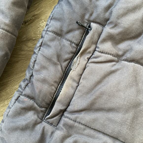 Matchstick Union Workwear Supplies Jacket Men Sz XL Brown Black Puffer - Picture 5 of 16